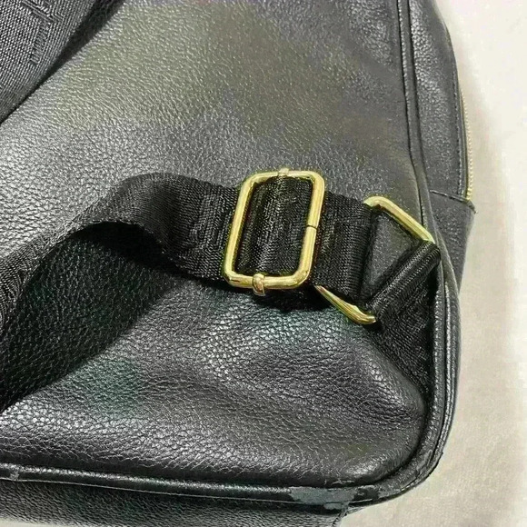 Betsey Johnson White Black Quilted Backpack Small - Picture 14 of 16